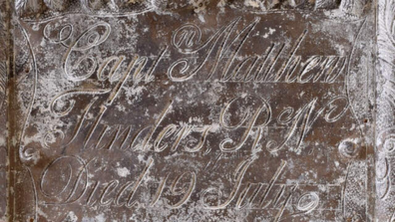 Capt Matthew Flinders' breast plate cleaned