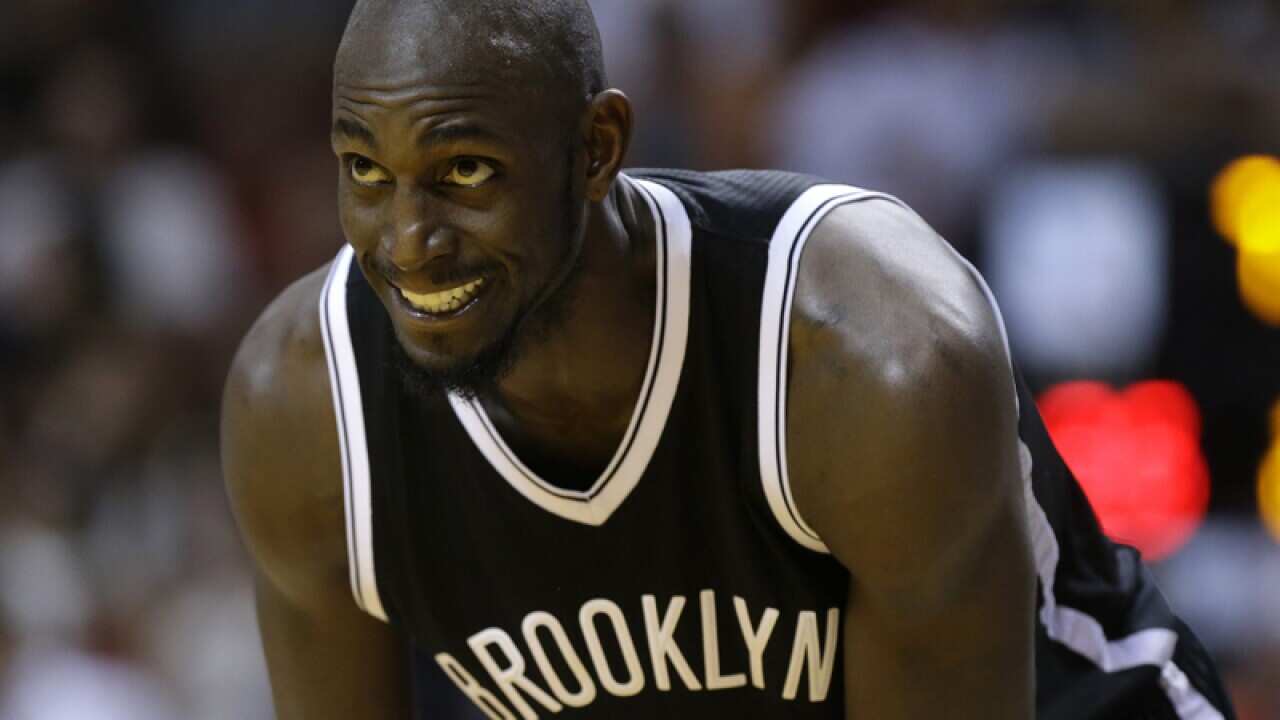Brooklyn Nets NBA forward Kevin Garnett