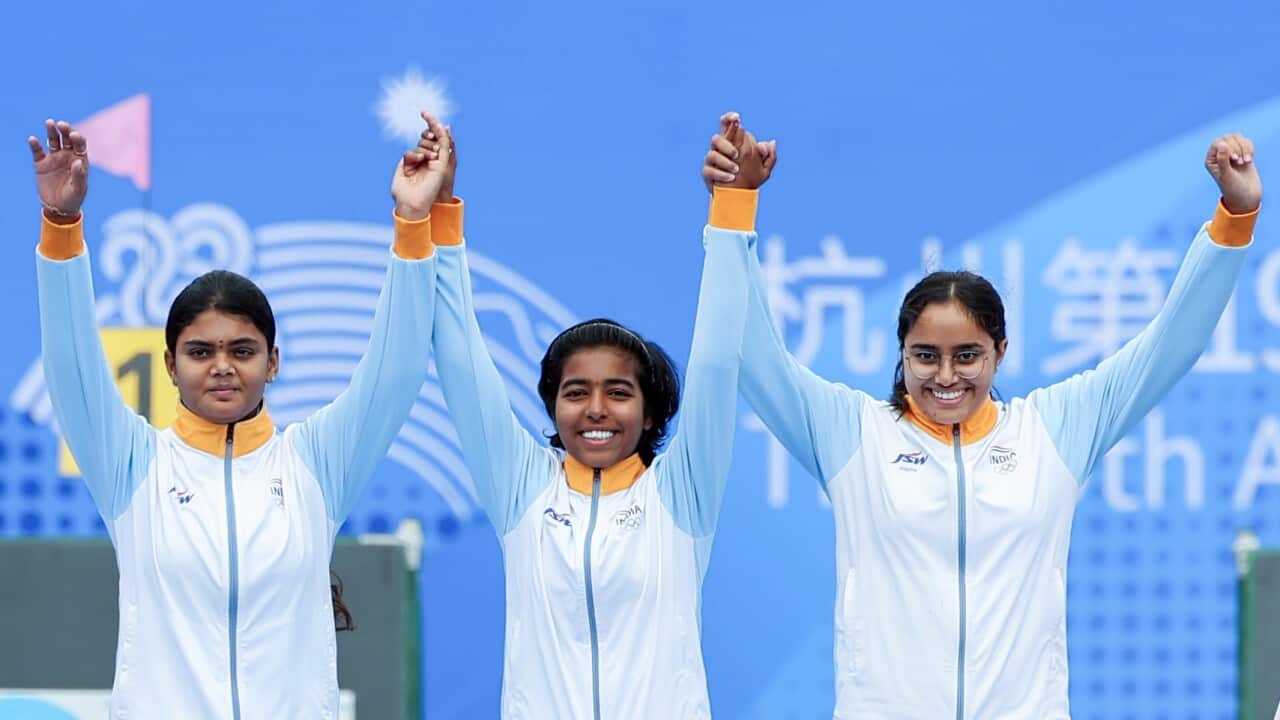 Indian archery compound women's team clinched a gold medal at the ongoing Asian Games 2023