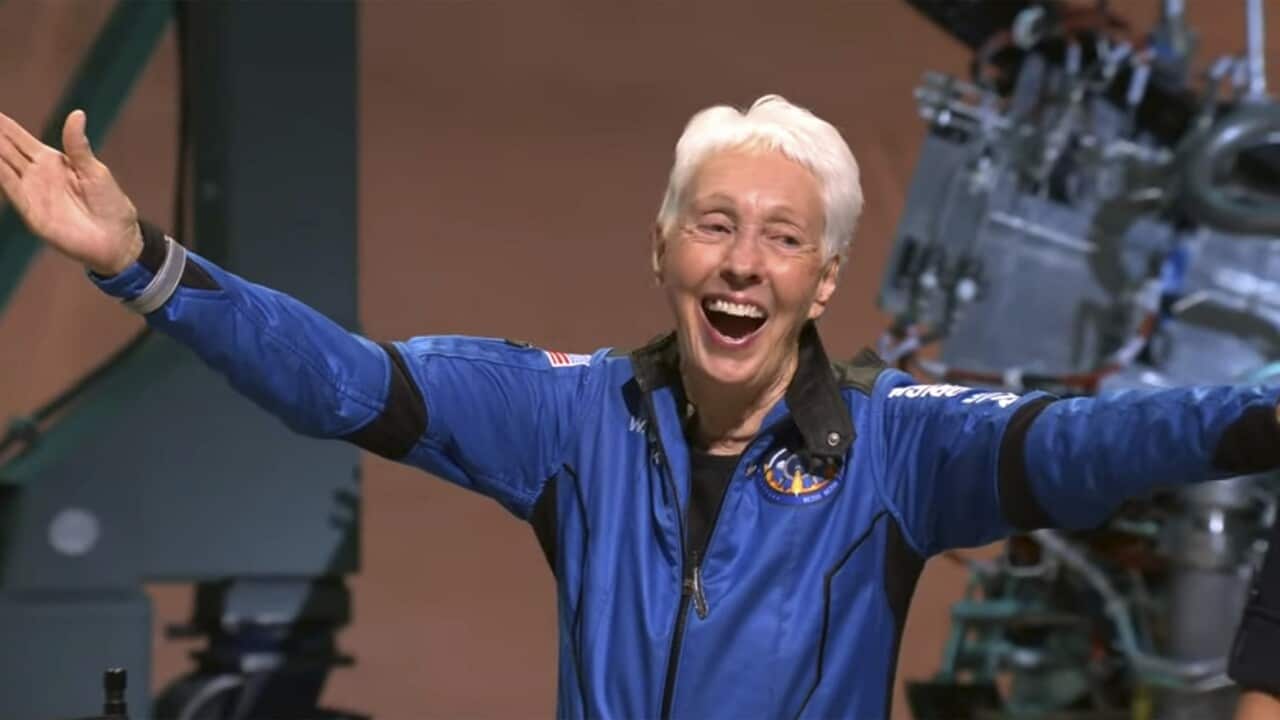 A new space hero, Wally Funk