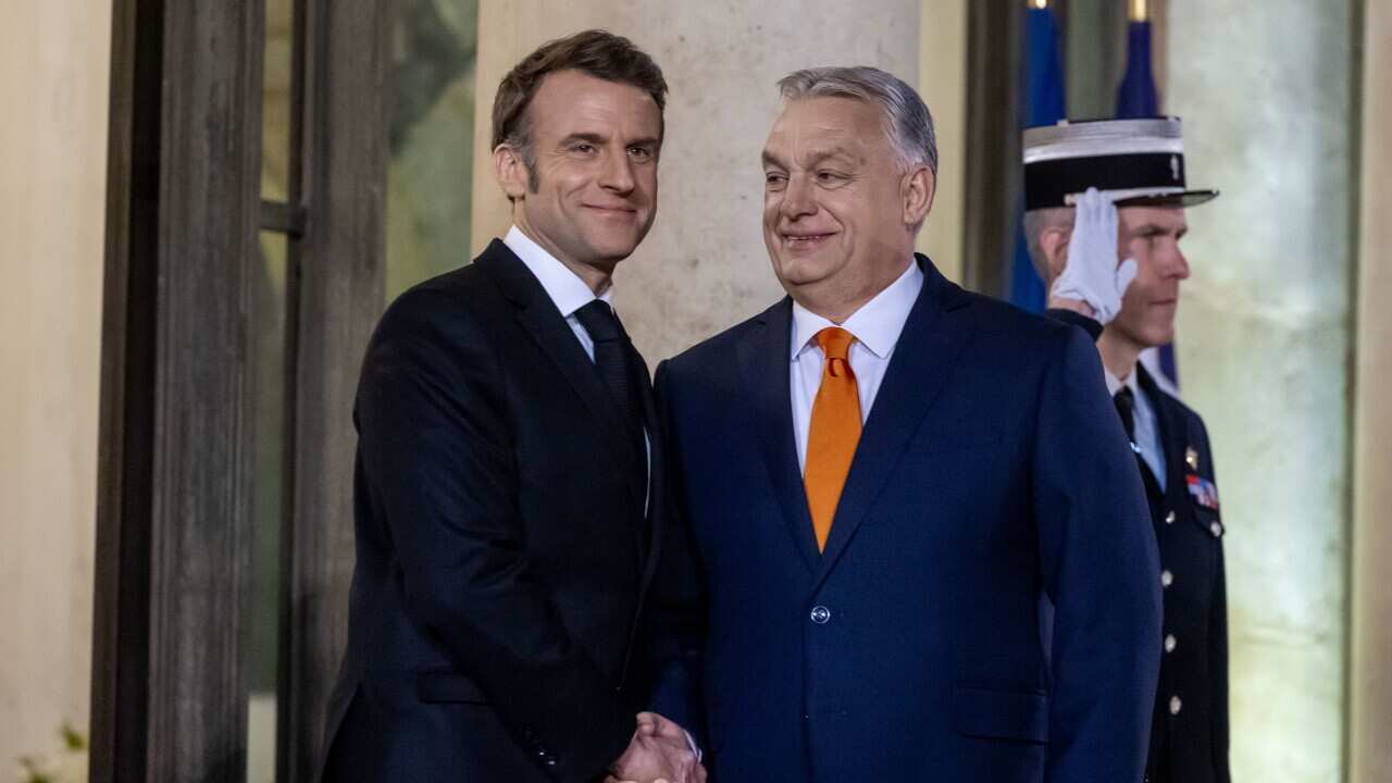 French President Macron meets Hungarian PM Orban in Paris ahead of EU summit