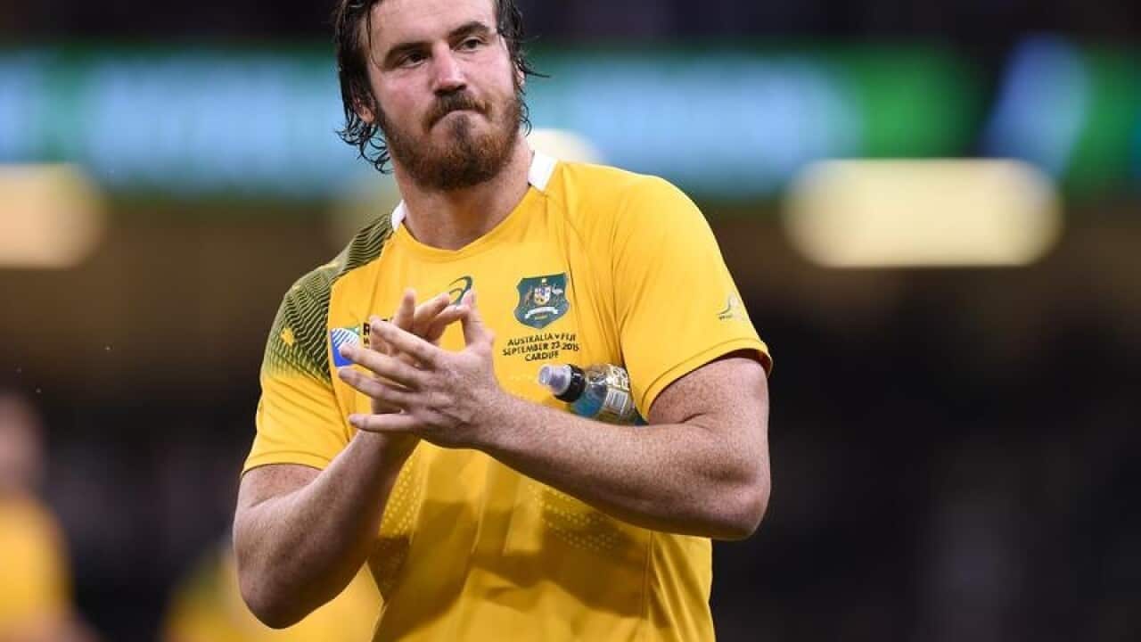 Wallabies lock Kane Douglas