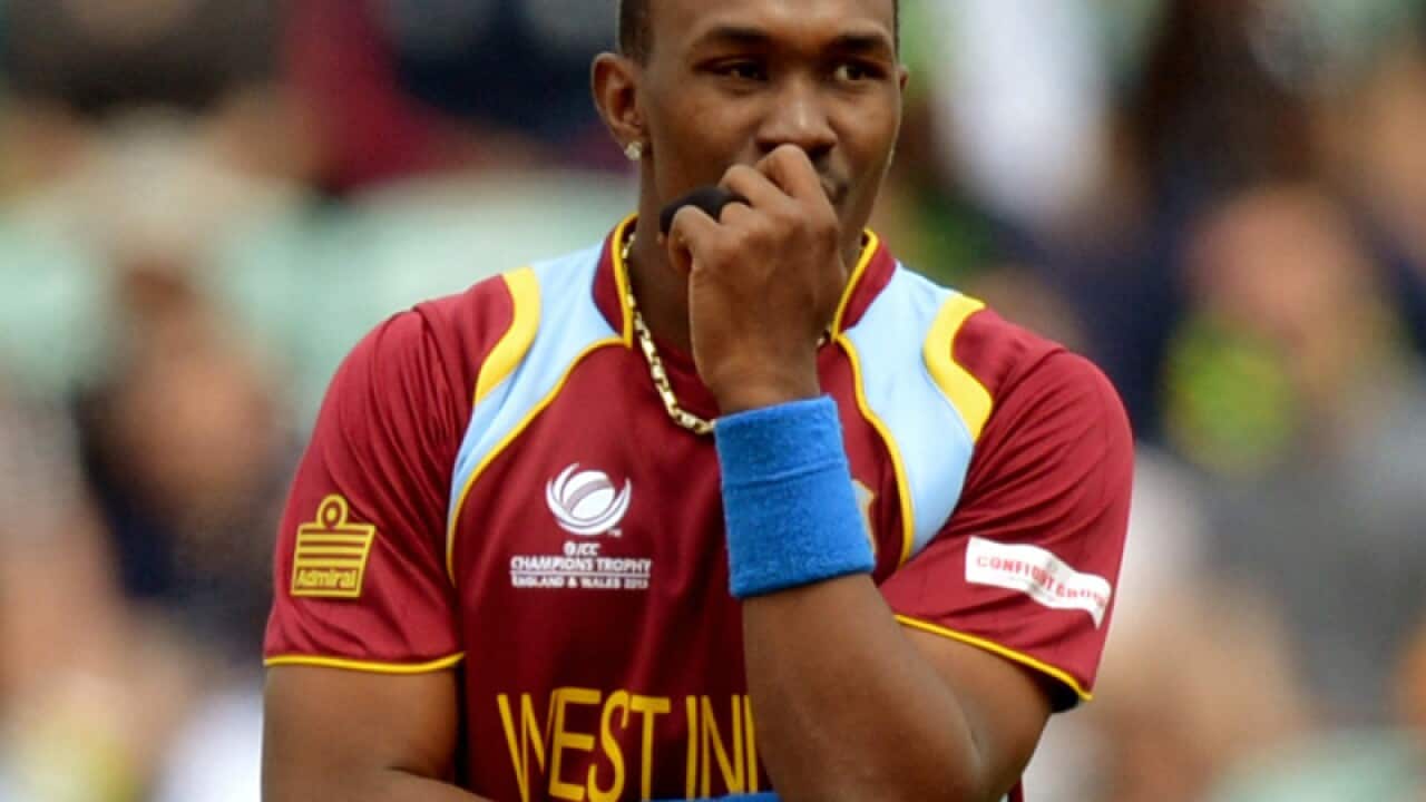 West Indies' Dwayne Bravo