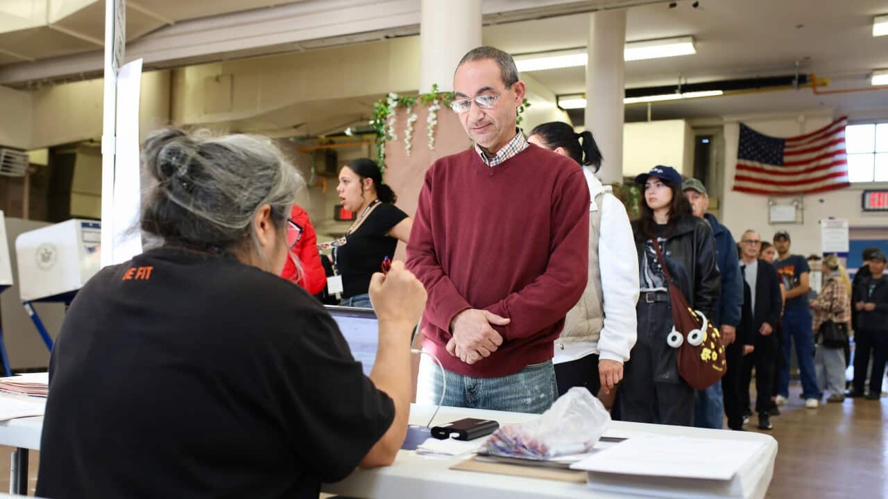 New Yorkers vote in US 2024 presidential elections in USA - 5 Nov 2024