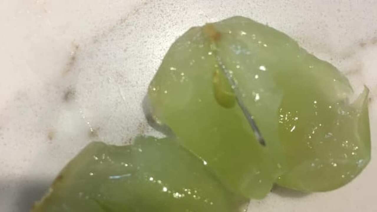 A photo of the grape uploaded to social media.