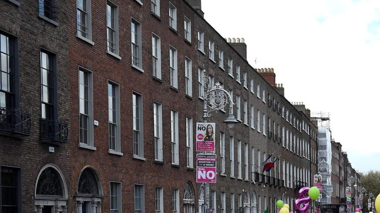 An anti-abortion rally in Dublin this month.