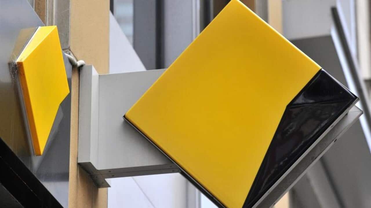 Commonwealth Bank of Australia (CBA) bank signage