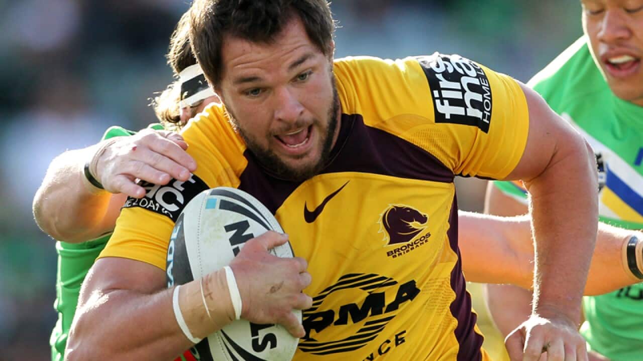 Mitchell Dodds of the Brisbane Broncos