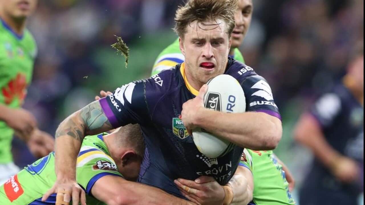 Cameron Munster of Melbourne Storm.