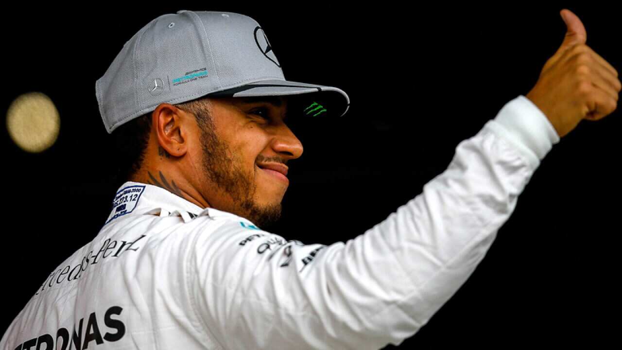 British Formula One driver Lewis Hamilton of Mercedes