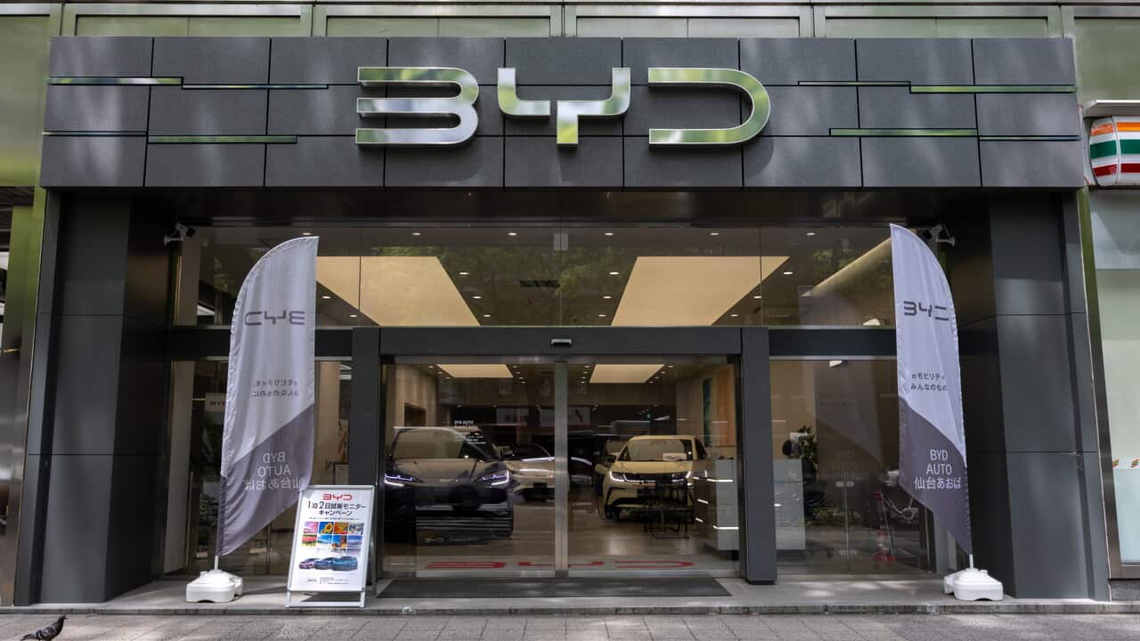 BYD Showroom in Japan
