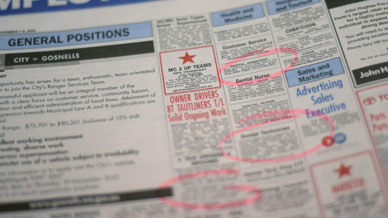 Employment advertisements