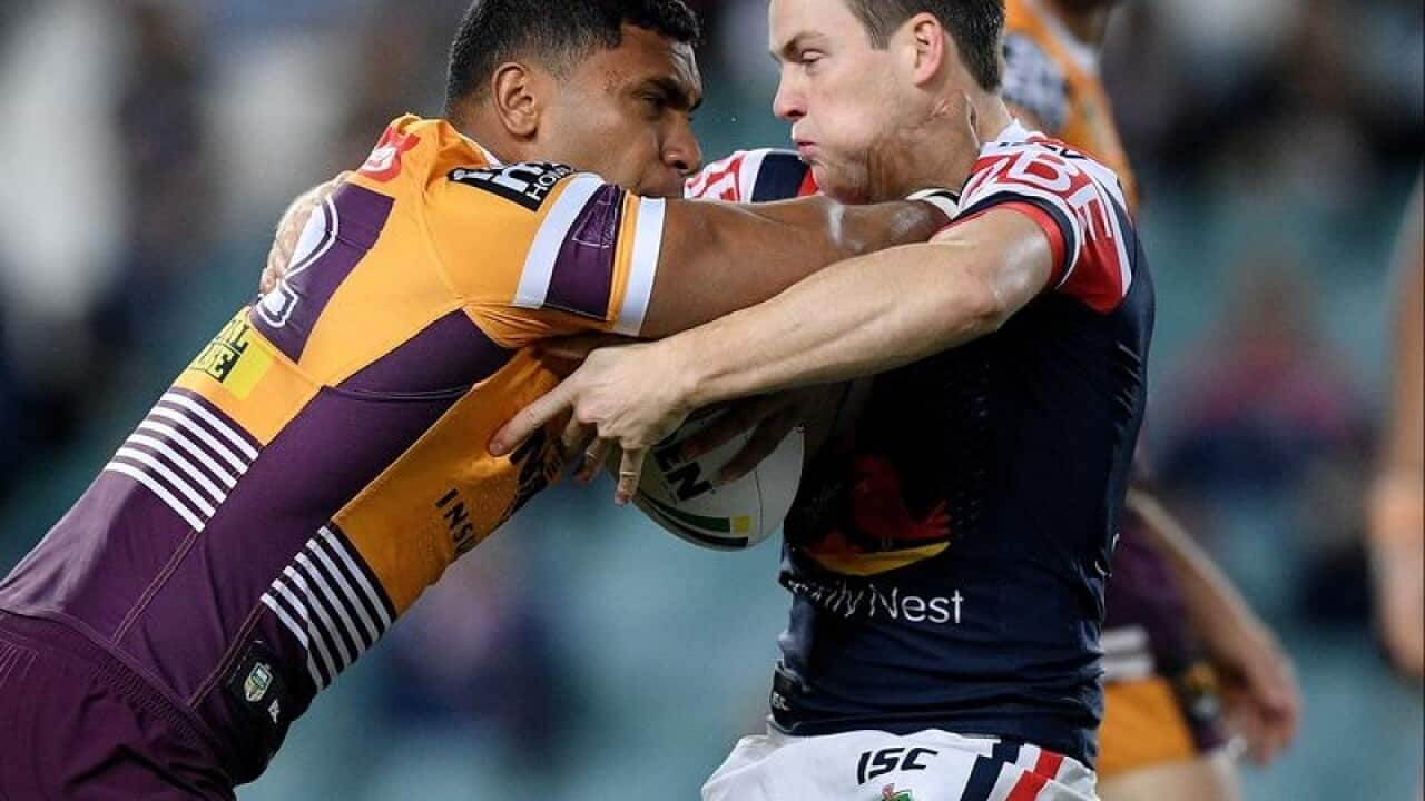 Tevita Pangai and Luke Keary