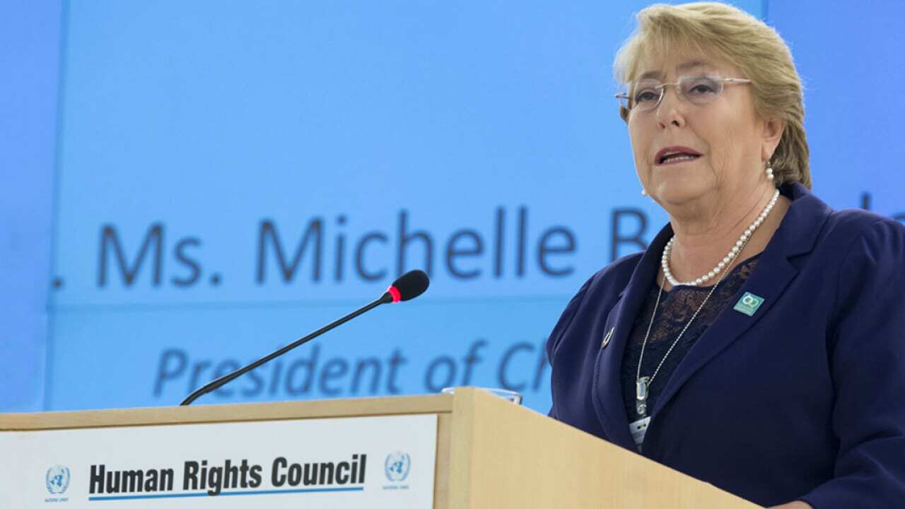 Michelle Bachelet of Chile, newly-appointed as the next UN High Commissioner for Human Rights by Secretary-General Antnio Guterres.