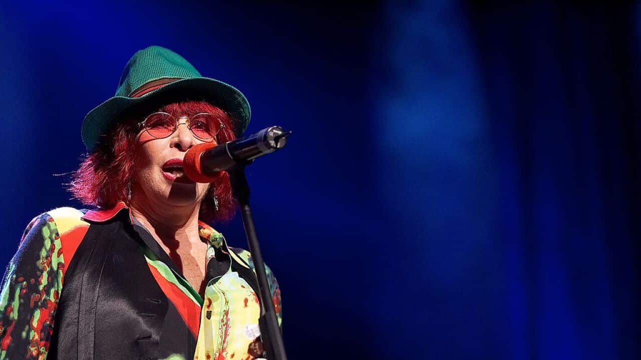 Rita Lee performs at Coliseu dos Recreios