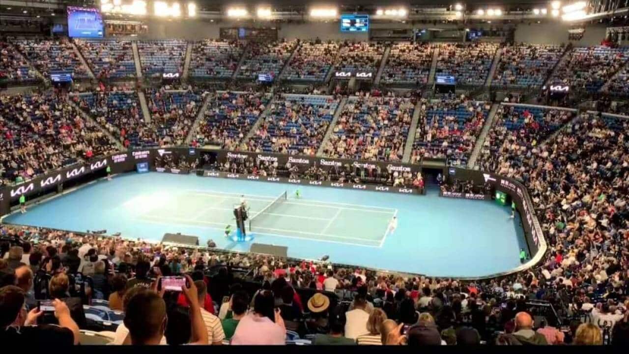 WATCHING THE AUSTRLIA OPEN