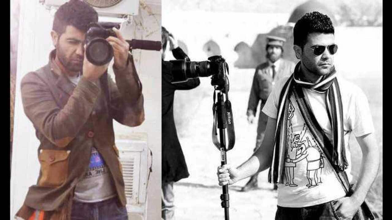 photographer Rawand Jawad at work