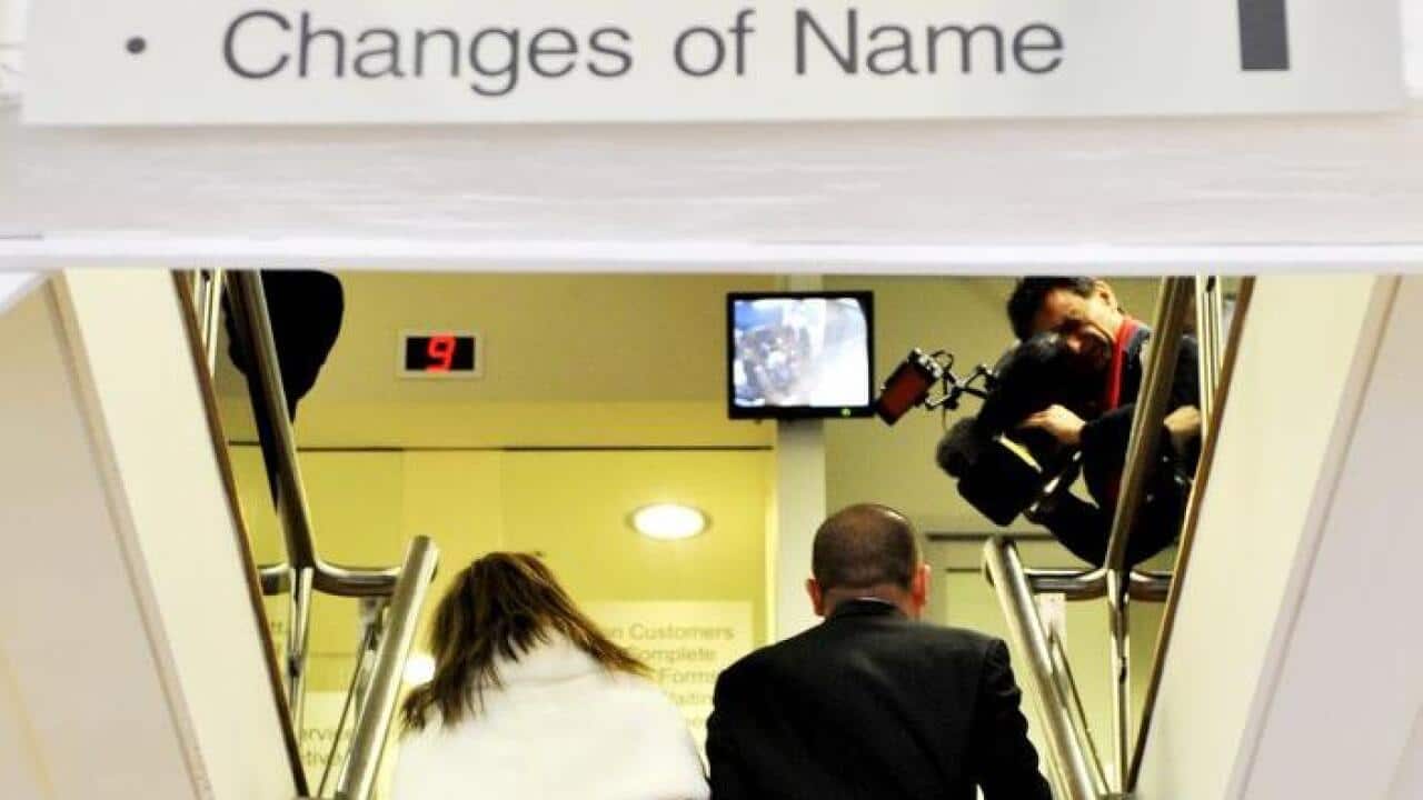 Changing name after marriage