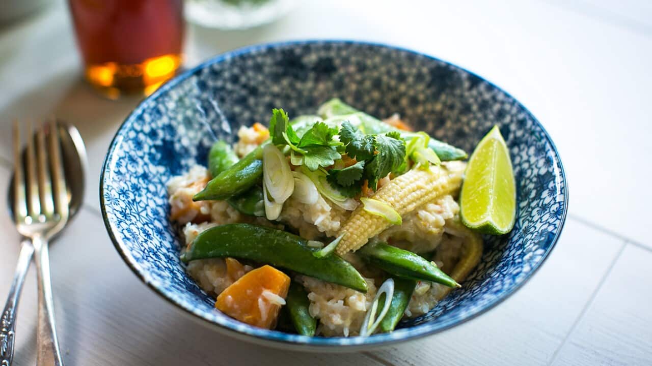 Thai super green veggie stew