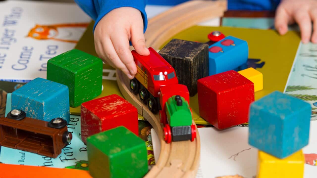 A child playing