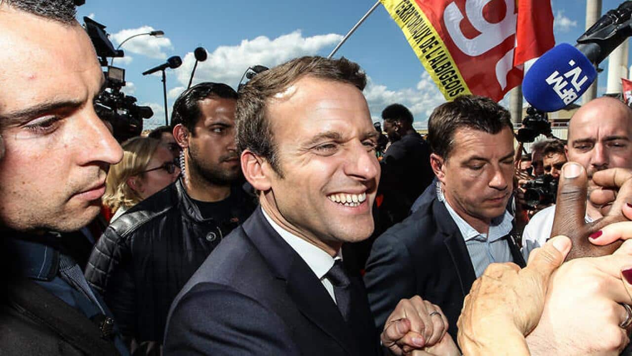 Emmanuel Macron projected to be next president