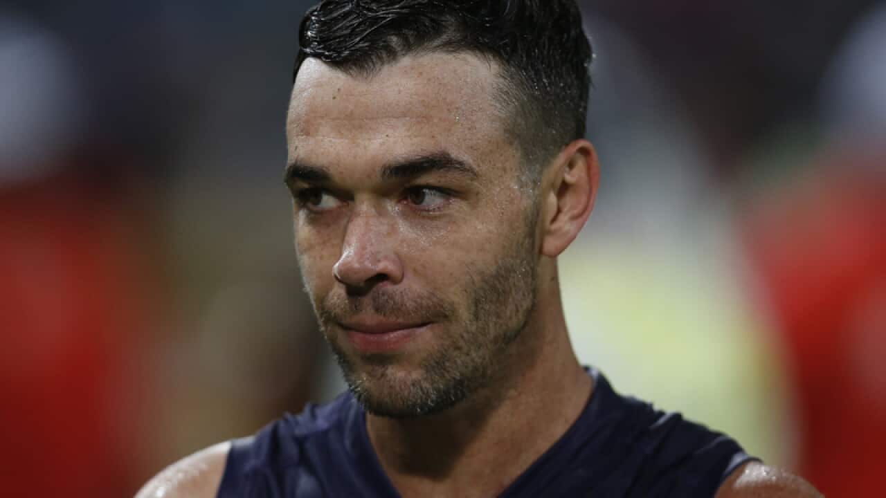 Fremantle Dockers player Ryan Crowley.