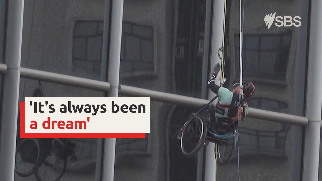Lai Chi-wai becomes first person in Hong Kong history to scale a skyscraper in a wheelchair