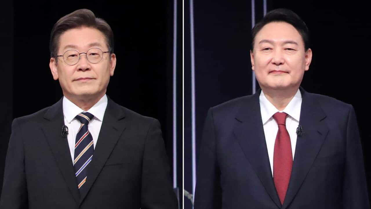 Major candidates of South Korean presidential election