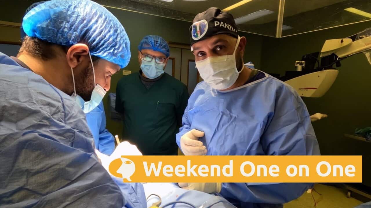 Australian doctor Mohammad Awad at work in Gaza (supplied).jpg