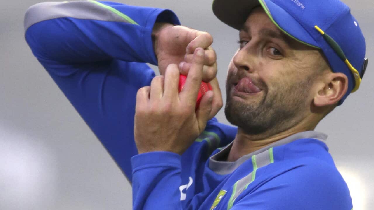 Australia's Nathan Lyon.