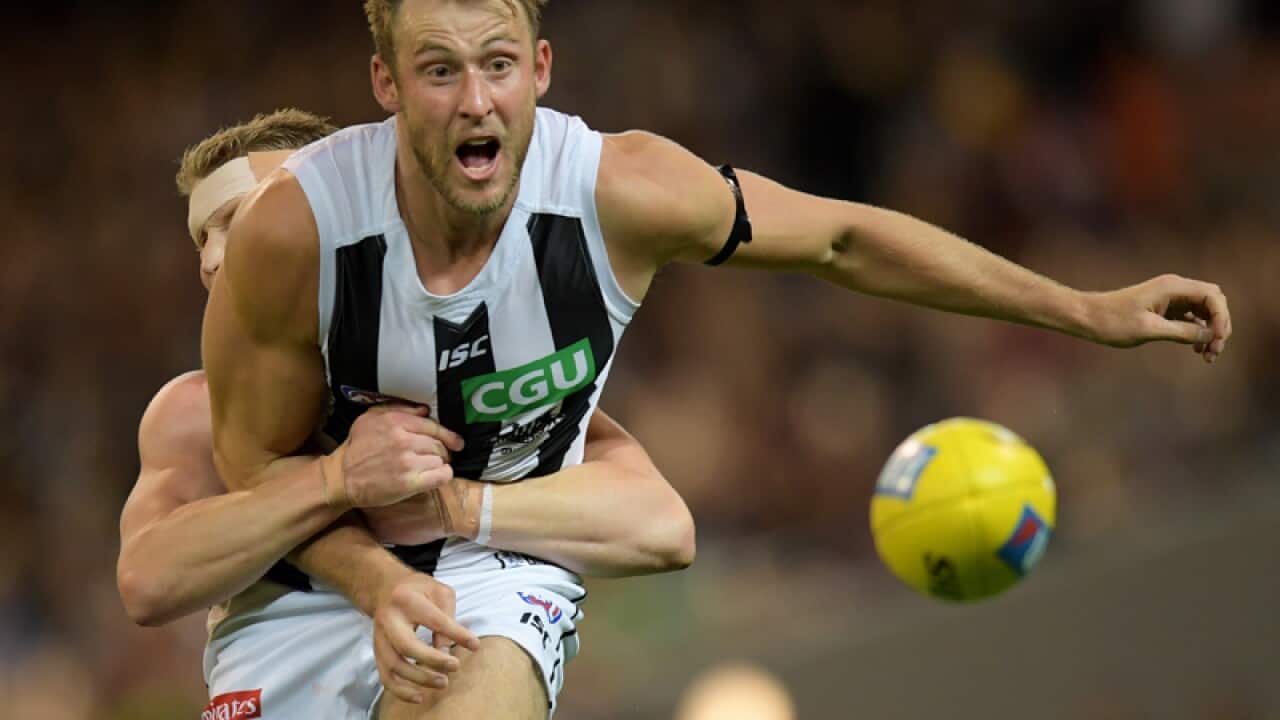Ben Reid of the Magpies