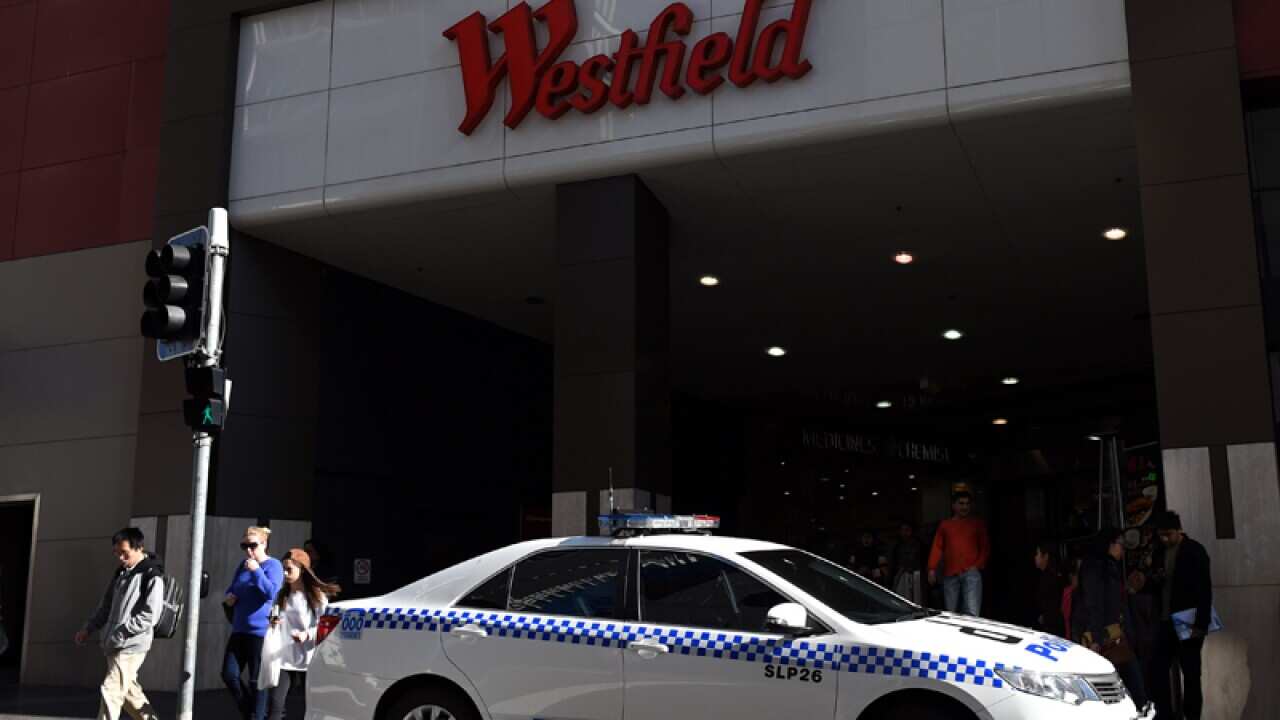 Police attend the scene of a fatal stabbing in Sydney