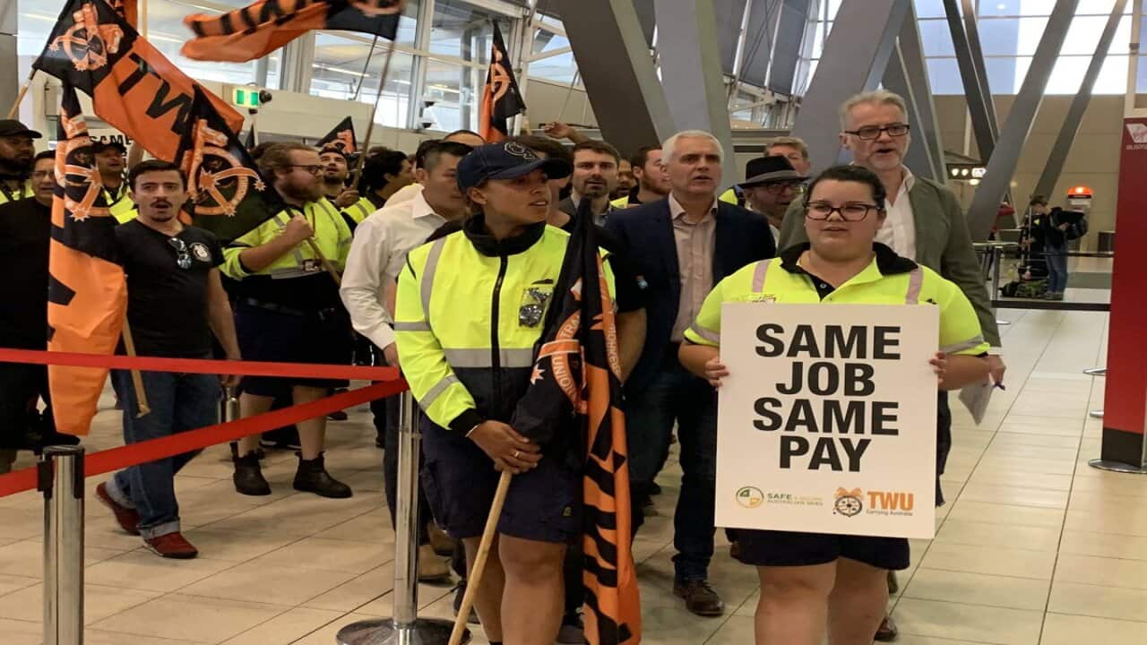 The union claims Jetstar makes $4 billion in revenue, while workers are forced onto insecure low-paid work.