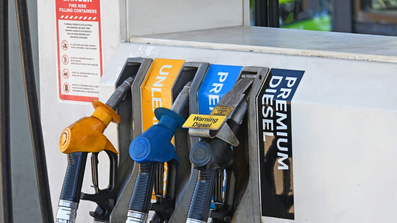 Dirty old gas pump