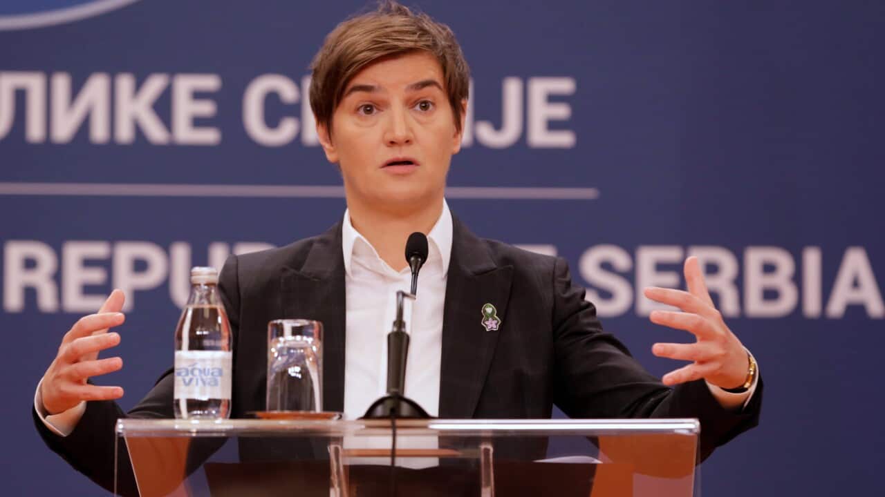 Serbian Prime Minister Ana Brnabic