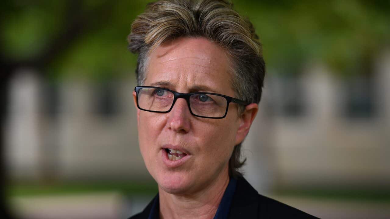 Australian Council of Trade Unions Secretary Sally McManus at Parliament House in Canberra.