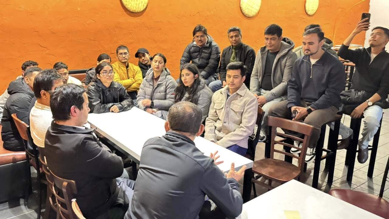 Participants at an event organised by the Society of Nepali Engineers in Victoria (SNEVic).