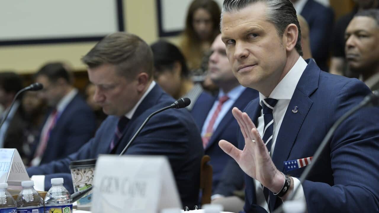 Pete Hegseth answers to Congressional hearing on cost of US war with Iran.