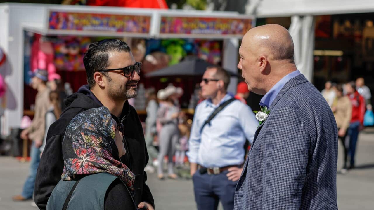 PETER DUTTON EKKA VISIT