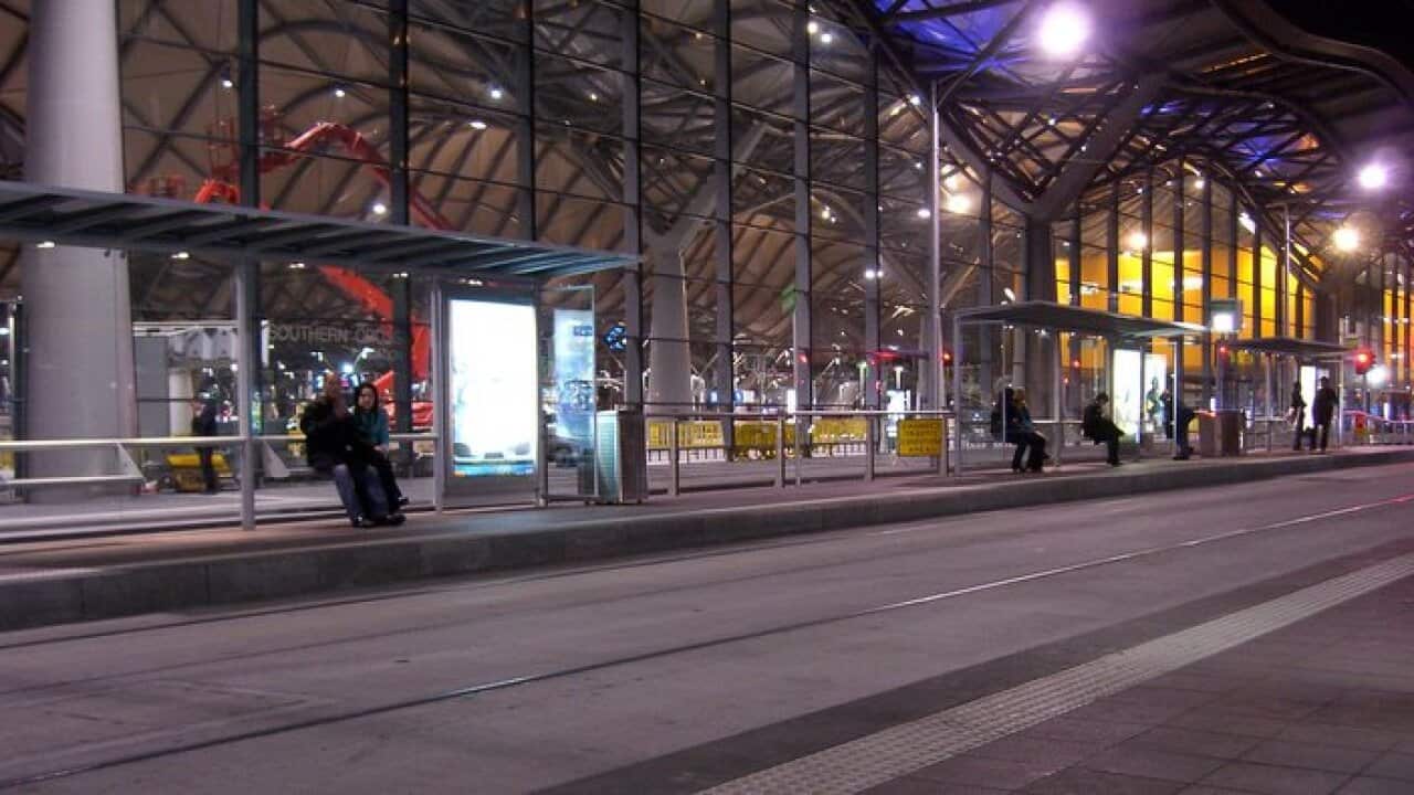 trams stops in Melbourne