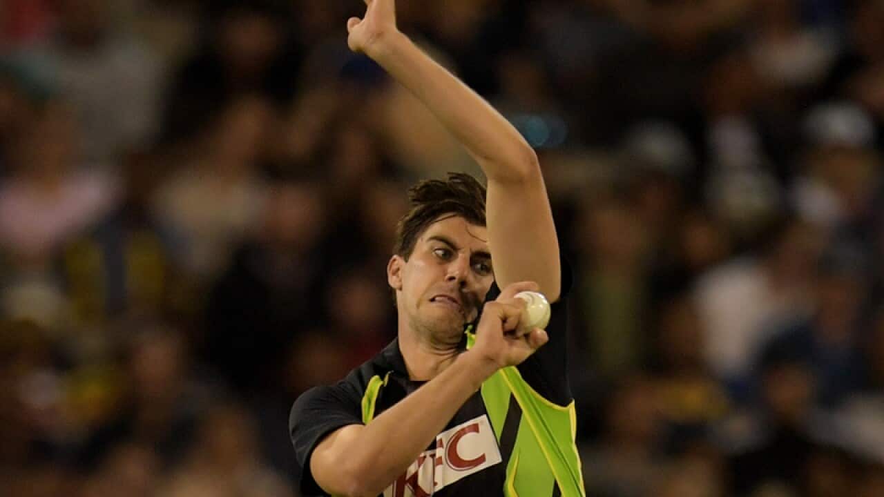 Australian fast bowler Pat Cummins