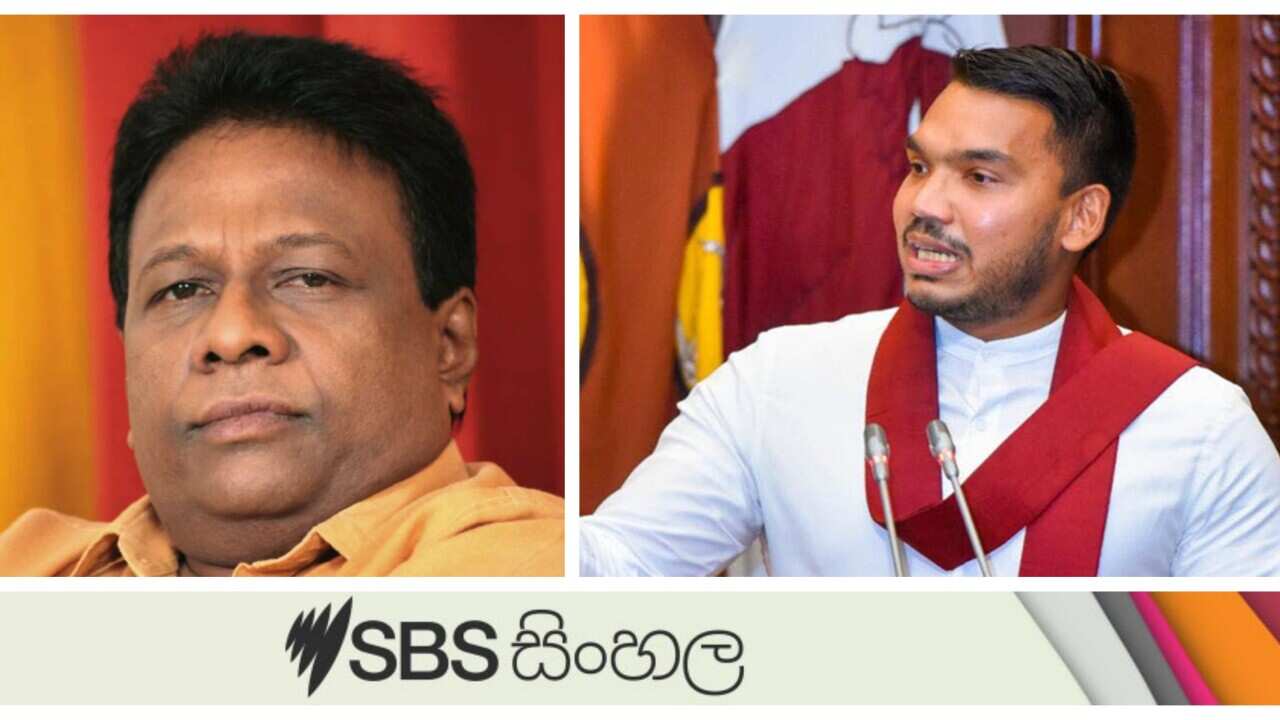 Namal Rajapaksa_ Dallas Alahapperuma_ Sri Lankan politicians