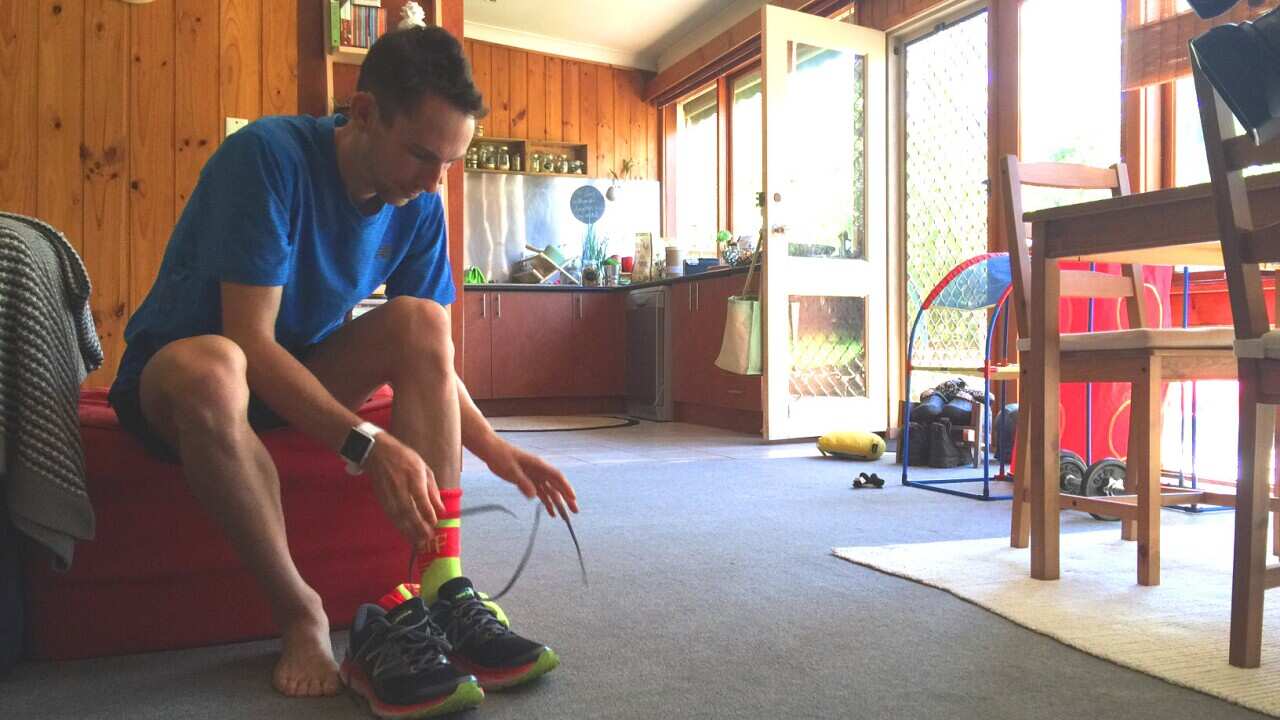 Olympic long distance runner David McNeill.