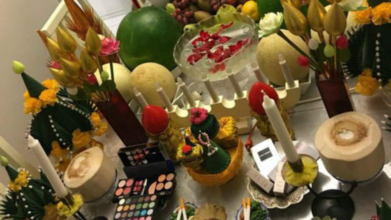 Khmer New Year offering