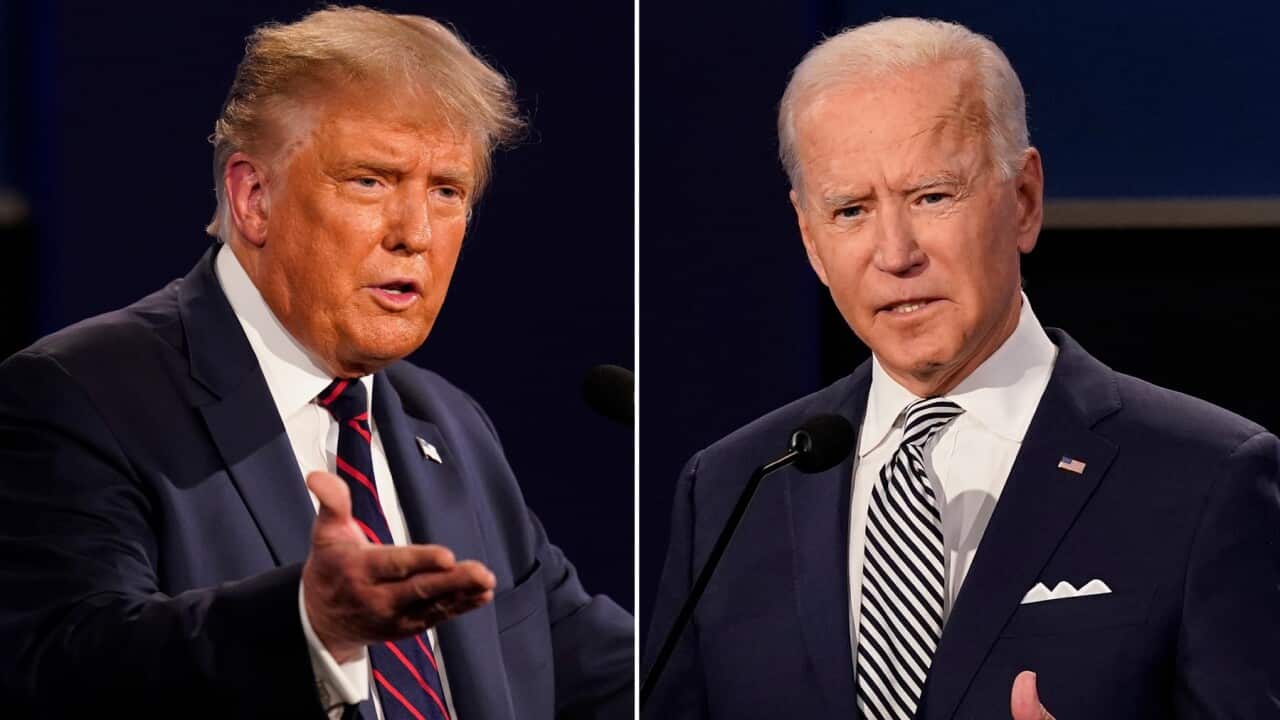 President Donald Trump and former Vice President Joe Biden