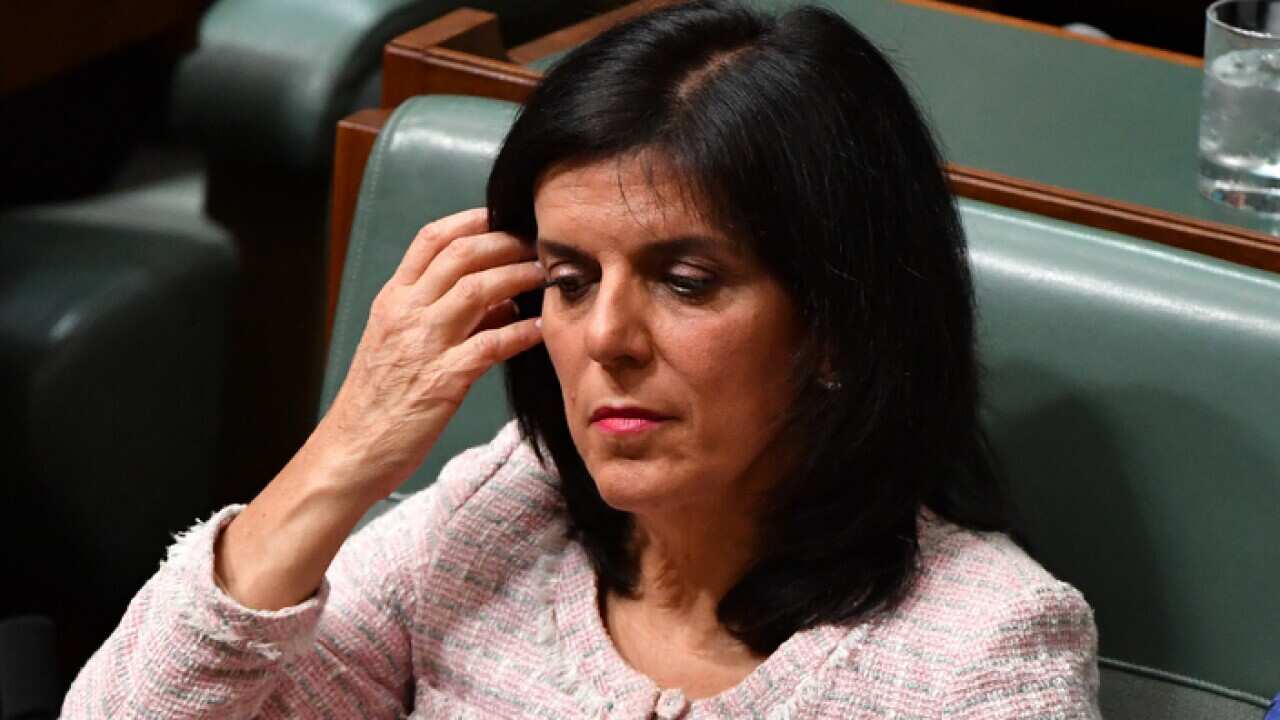 Liberal Member for Chisholm Julia Banks during Question Time in the House of Representatives at Parliament House in Canberra, Monday, May 21, 2018.