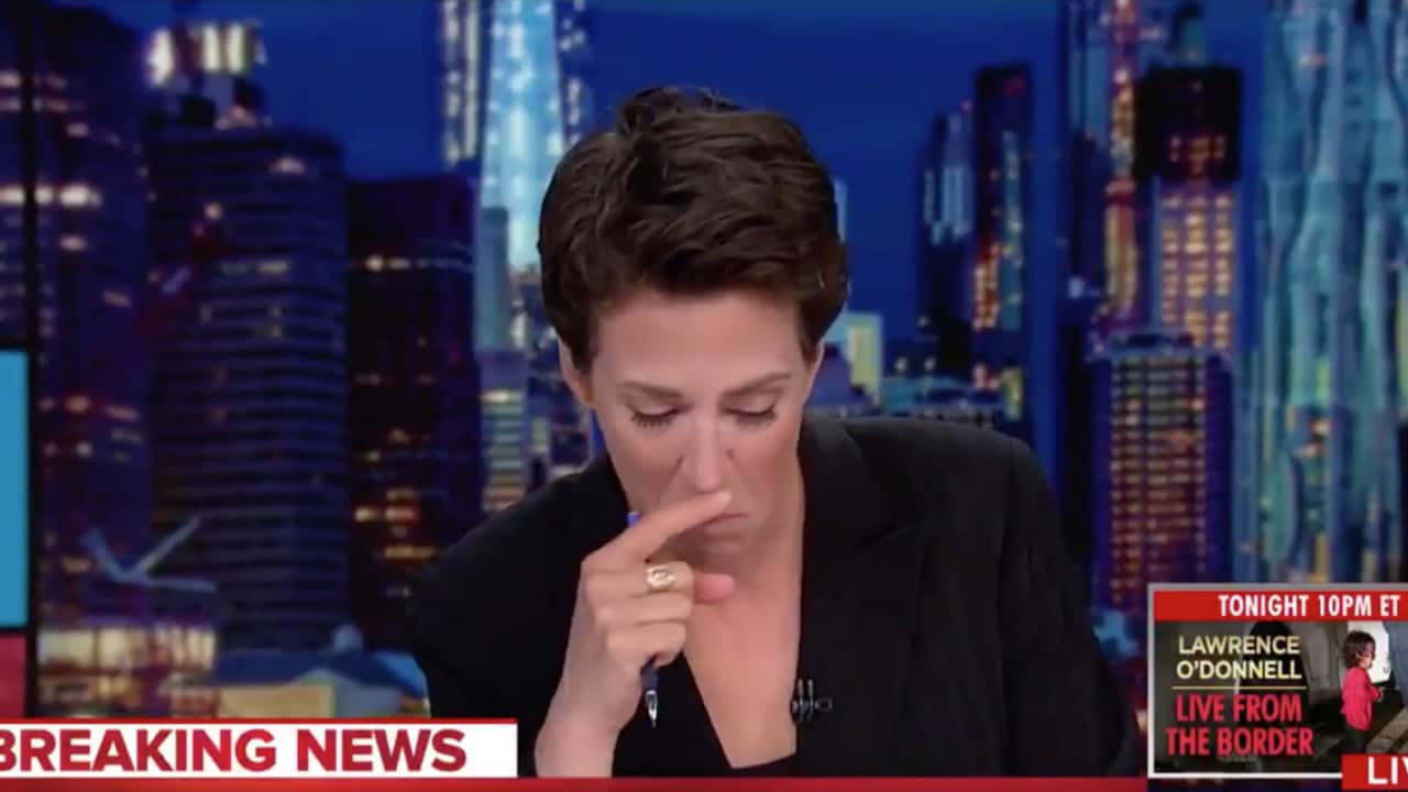 Rachel Maddow breaks down while trying to deliver a story about children being separated from their parents at the border.