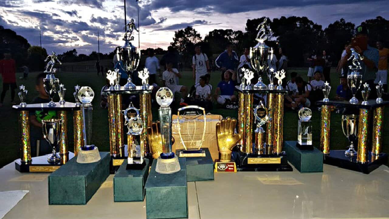 Easter Cup 2018 trophies