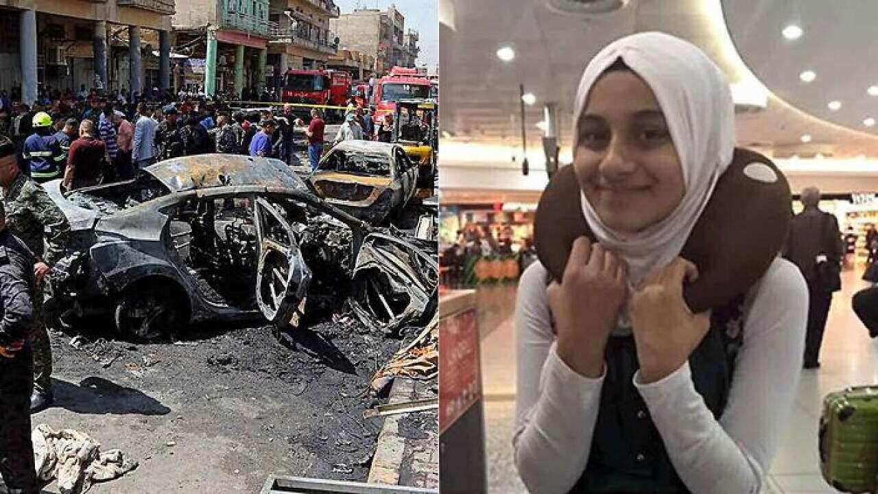 Melbourne school girl Zynab Al Harbiya.