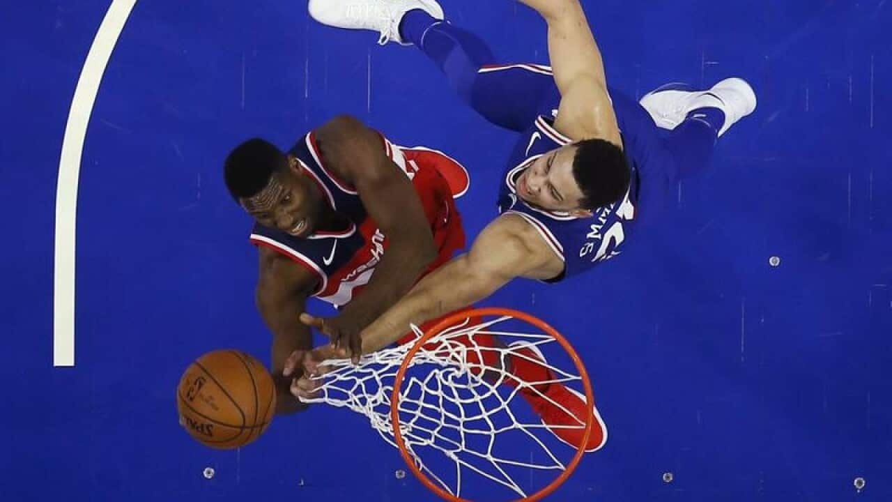 Ben Simmons in action